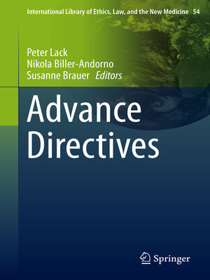 cover image of Advance Directives